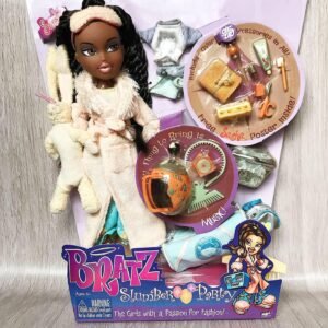 Vintage 2003 Bratz Slumber Party Sasha Doll (Original 1st Edition Pink Box)